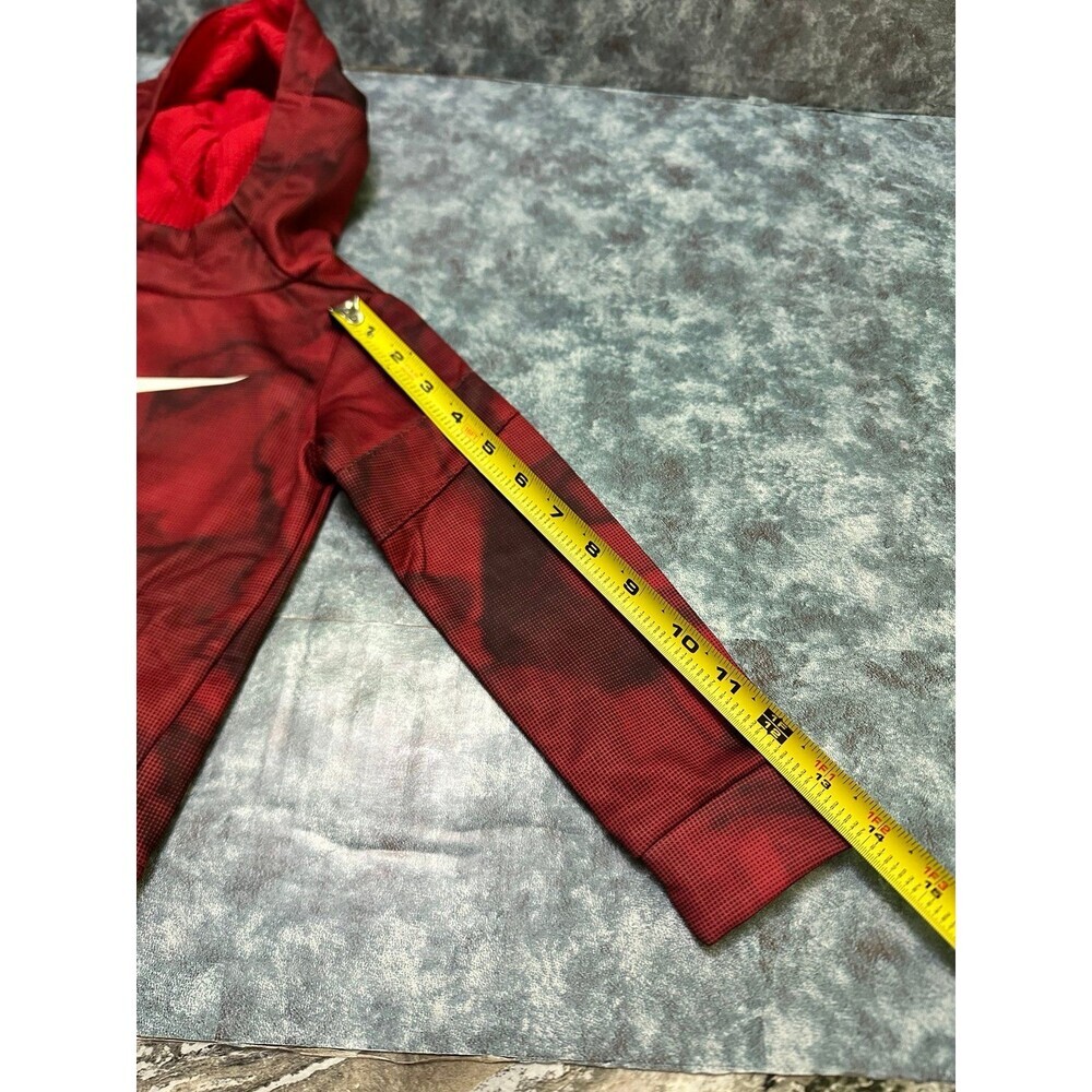 Nike Red and Black Dri-FIT Pullover Hoodie for Kids 2T - Picture 6 of 8